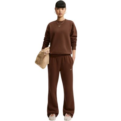 7. Nike Studio Fleece Medium Weigh Women's Pants Brown IM8078 259