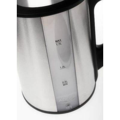 8. Adler AD 1216 electric kettle (2000W 1.8l; silver)
