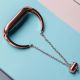 5. Metal bracelet for Xiaomi Mi Band 3 / 4 / 5 / 6 band strap - pink