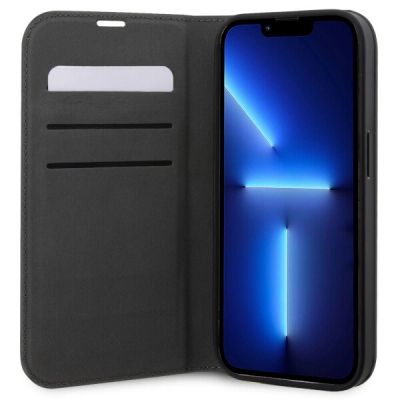 4. Karl Lagerfeld KLBKP14LSANKCPG iPhone 14 Pro 6.1" bookcase silver/silver Saffiano Karl & Choupette