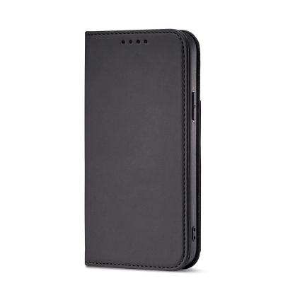 4. Magnet Card Case case for iPhone 14 Pro Max flip cover wallet stand black