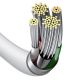 7. Baseus Superior USB - Lightning cable 2.4A 0.25 m White (CALYS-02)