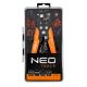 14. NEO TOOLS Automatic Wire Stripper 205 mm, Front-Entry + 230 Connectors