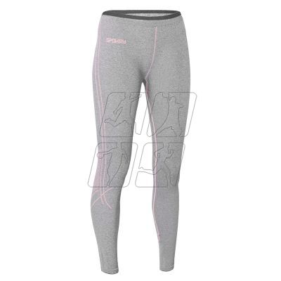 4. Thermoactive underwear Spokey Flora Set Lady Termo SM VT W 6114300000 gray and pink