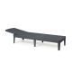17. KETER Jaipur 235162 garden lounger (anthracite color)