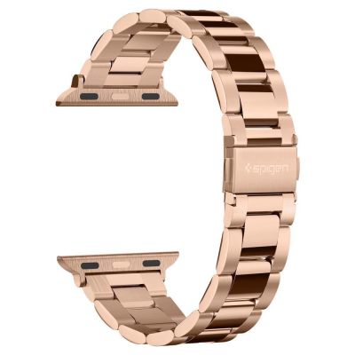 6. Spigen Modern Fit Band for Apple Watch 4/5/6/7/8/SE (38/40/41 mm) - Rose Gold