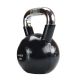 37. Kettlebell HMS KTC20 BLACK cast iron knurled handle