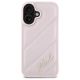 3. Karl Lagerfeld Quilted Signature iPhone 16 Case - Pink