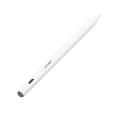 3. Acefast V2 Capacitive Stylus for iPad with 2 Interchangeable Tips - White