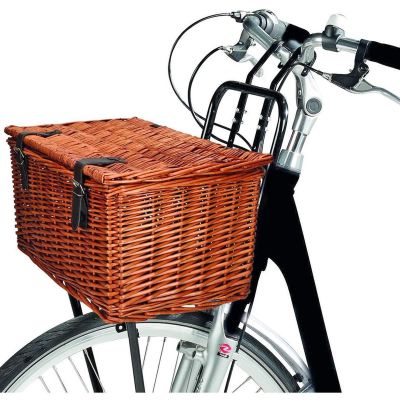5. WICKER BICYCLE BASKET FOR THE FRONT 45x30x25cm BICYCLE GEAR