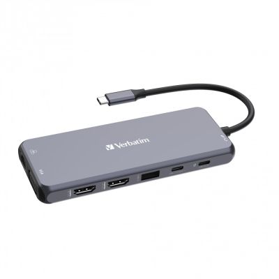 4. Verbatim CMH-14 USB Type-C Adapter 5000 Mbit/s Silver
