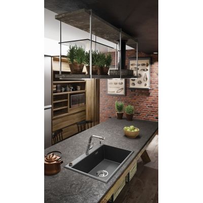 4. Deante Eridan Single-bowl granite sink without drainer - anthracite ZQE_T103