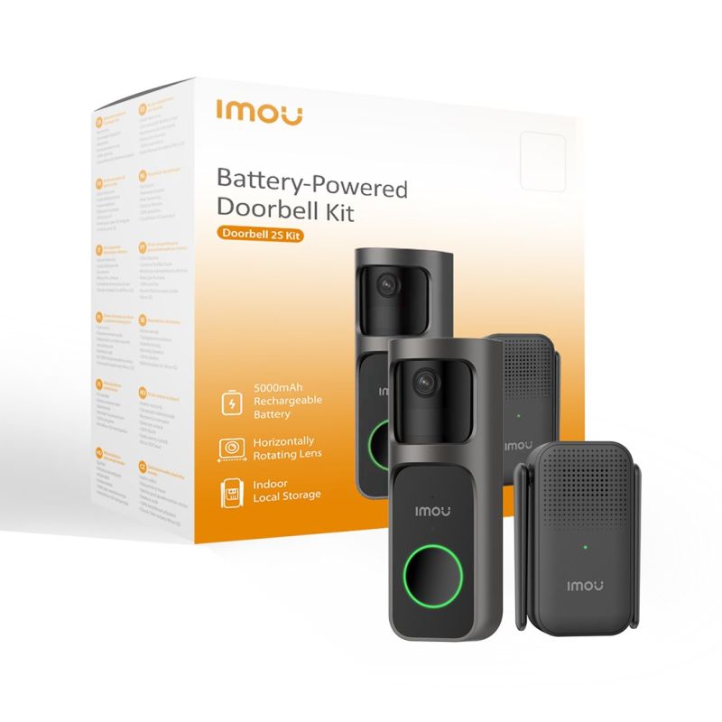9. Video intercom kit VIDEO DOORBELL KIT/2S DB-2SP-3T0W/DS2S IMOU