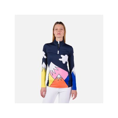 Rossignol W Booster 1/2 Zip Top Blue