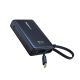 2. Baseus PicoGo 10000mAh 45W Power Bank with Digital Display and Built-in USB-C Cable - Black