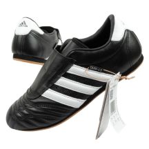 Adidas Women's Taekwondo Sports Shoes Black Leather Slip-On