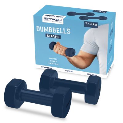 9. Spokey Shape dumbbells SPK-943103 2 x 3 kg