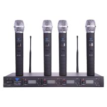 PLL-400 UHF 4-channel microphone (4 handheld microphones)