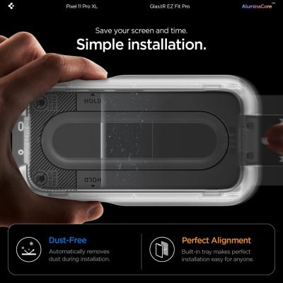 10. Spigen Glas.tR EZ Fit Pro 2-Pack Tempered Glass Screen Protector for Google Pixel 11 Pro XL