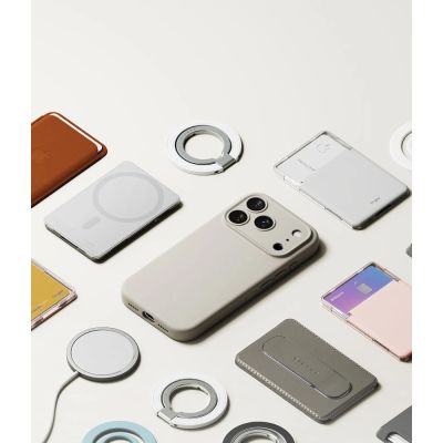 9. Ringke Silicone MagSafe Case for iPhone 18 Pro - Beige