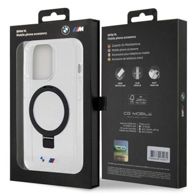 8. BMW Ring Stand M Collection MagSafe case for iPhone 15 Pro Max - transparent