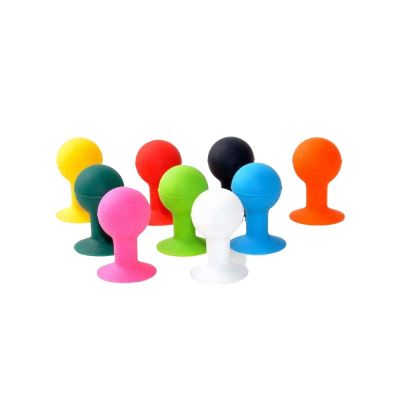 11. Phone holder with a round head - white