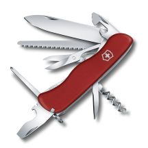 Victorinox Outrider Knife with Locking Blade, Polyamide, Red, Stainless Steel, 14 Tools, 11.1 cm (V-0.85 13 B1)