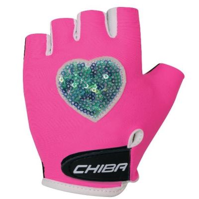 CHIBA COOL KIDS gloves pink heart L
