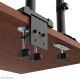 10. Neomounts DS60-600BL2-1 Monitor Holder/Stand 81.3 cm (32") Desk Black