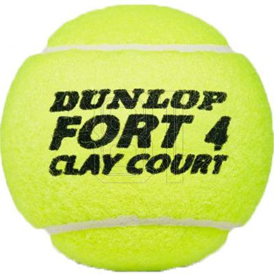 2. Dunlop Fort Clay Court Tennis Balls 4 pcs 601613