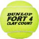 2. Dunlop Fort Clay Court Tennis Balls 4 pcs 601613