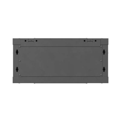 12. LANBERG WALL-MOUNTED RACK CABINET 19" 4U 600X600 BLACK METAL DOOR (FLAT PACK)
