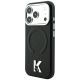 2. Karl Lagerfeld Grained Embossed Ring & Kameo Logo MagSafe Case for iPhone 18 Pro / 17 Pro - Black