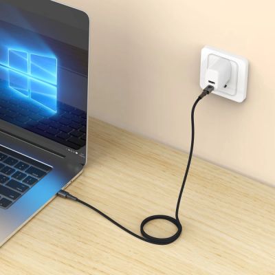 7. Tech-Protect UltraBoost DNA USB-C PD100W/5A Cable 200cm - Gray