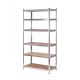 AW shelf, 6 shelves, 225x90x50, load capacity 300kg / 6.0mm - push-in, quick assembly