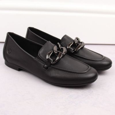 6. Comfortable leather shoes with chain Remonte W RKR645 black