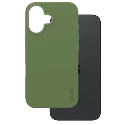 2. CARE by PanzerGlass Fashion Case iPhone 16 6.1" green/green MagSafe 1385