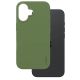 2. CARE by PanzerGlass Fashion Case iPhone 16 6.1" green/green MagSafe 1385
