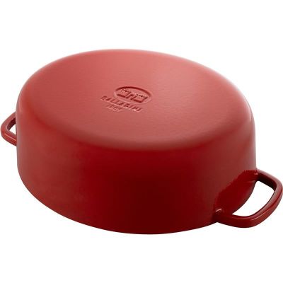 5. Oval cast iron pot BALLARINI BELLAMONTE 75003-566-0 - 5.5 ltr red