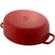 5. Oval cast iron pot BALLARINI BELLAMONTE 75003-566-0 - 5.5 ltr red