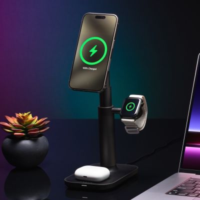 6. Mophie 3-in-1 MagSafe Wireless Charger