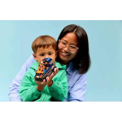 10. LEGO City 60491 Motorcycle Transporter