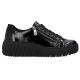 33. Rieker W N2501-00 black wedge shoes