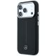 2. Mercedes Leather Semi Wrap Iconic Line MagSafe Case for iPhone 17 Pro - Black