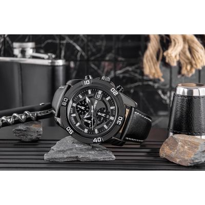 6. Skmei 9156BKBK Men's Watch + BOX