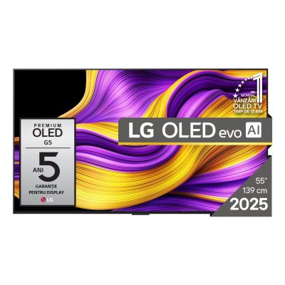17. LG OLED55G51LW OLED EVO 55'' 4K Ultra HD 165 Hz TV WebOS Dolby Atmos Black