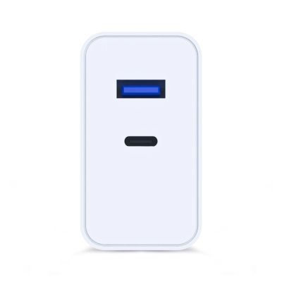 3. 3mk FlowPower 45W 1A1C PD3.0 QC4+ Wall Charger - White