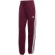 adidas Essentials 3-Stripes French Terry Cuffed Women's Trousers, Burgundy KR1029