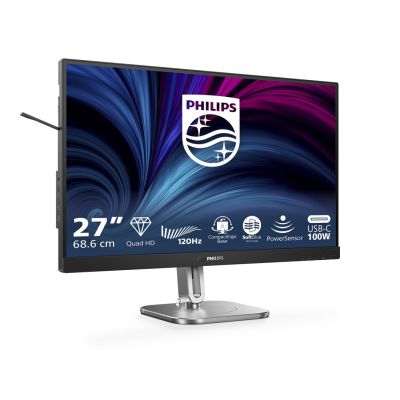 14. Philips 27B2U4601/00 computer monitor 68.6 cm (27") 2560 x 1440 px Quad HD LCD Gray