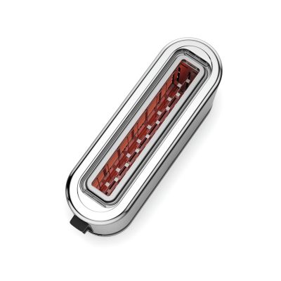 4. WMF toaster, 2 slices, silver, stainless steel, power 900 W, input voltage AC 220-240 V, frequency 50/60 Hz, width 366 mm, depth 110 mm, height 156 mm